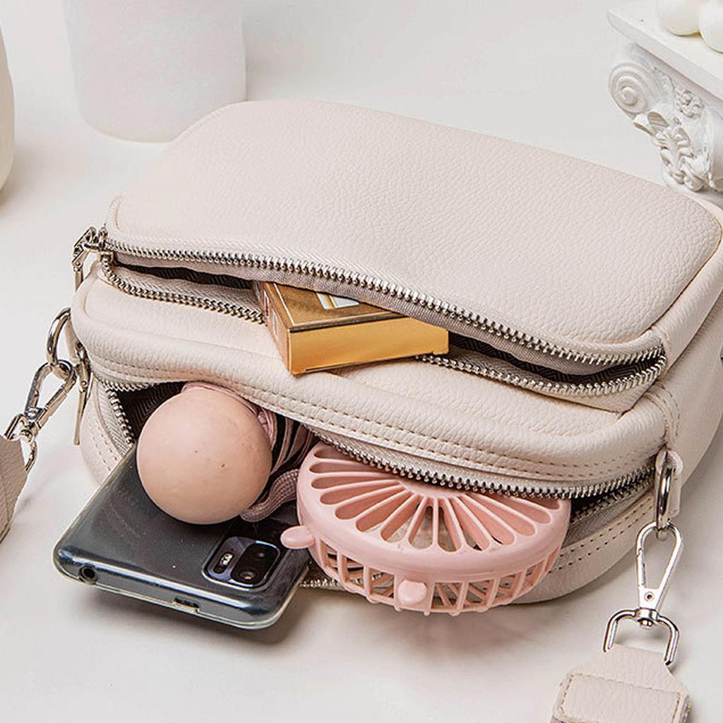 Neue kleine quadratische Tasche mit Litschi-Muster, bequemer Webriemen-Stil, breiter Schulterriemen, kleine Tasche, Umhängetasche für Damen