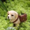 1 Labrador Retriever shaped flowerpot, a fully loaded pet dog, creative windowsill flowerpot