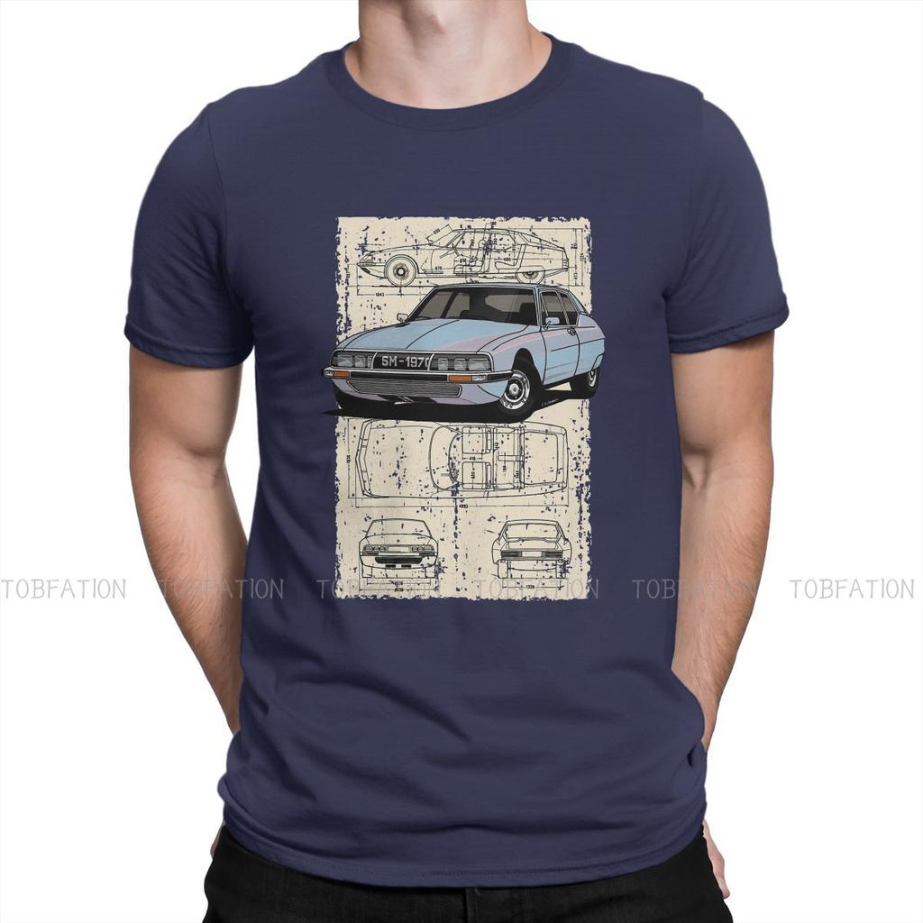 My Drawing Of The French Gt O Neck Tshirt Gran Turismo Racing Game Pure Cotton Basic T Shirt Unisex Clothes Fashion