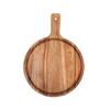 Lightweight Handheld Pizza Pan Wood Materials For Outdoor Picnics And Family Gatherings Bread Serving Board