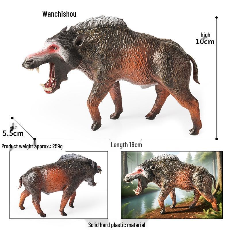 Animal Model Simulation Toy: Woolly Rhinoceros, Dunkleosteus, Deinotherium, Mammoth, Smilodon, Thunder Bird