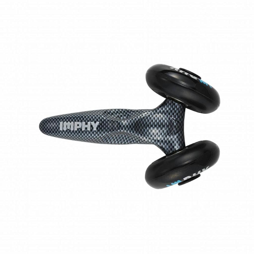 IMPHY Myofascial Release Massage Squeezer for and Lower Back Pain Relief and Stretching Roller, Calf, Shoulder, (Black)
