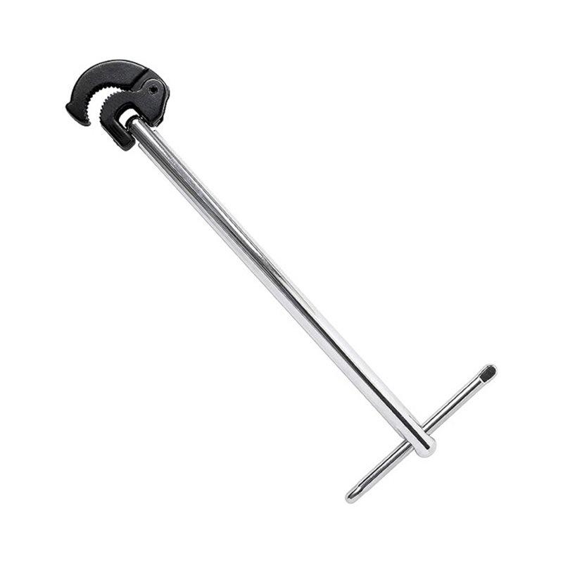 SHGO-11" Adjustable Basin Wrench, 3/8"- 1-1/4" Capacity For Under Sink Tap Nut Spanner, Plumbing Tool