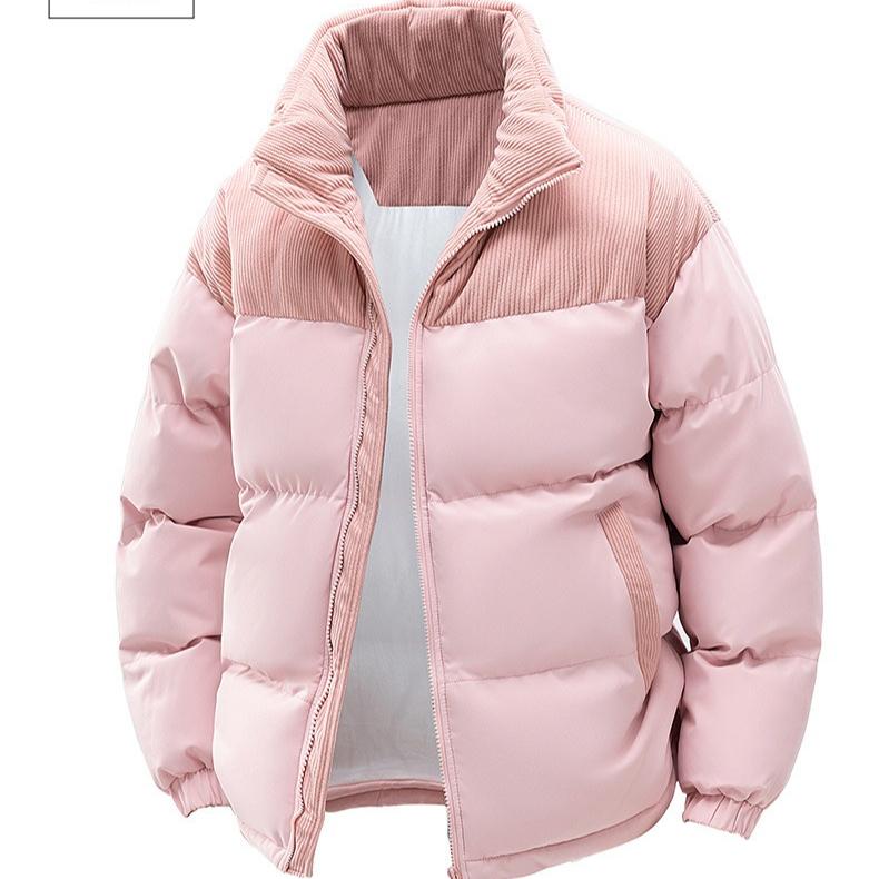 Cotton-padded Jackets Men's Winter Down Jackets with Thickened Down Warm and Cold-proof Cotton-padded Jackets