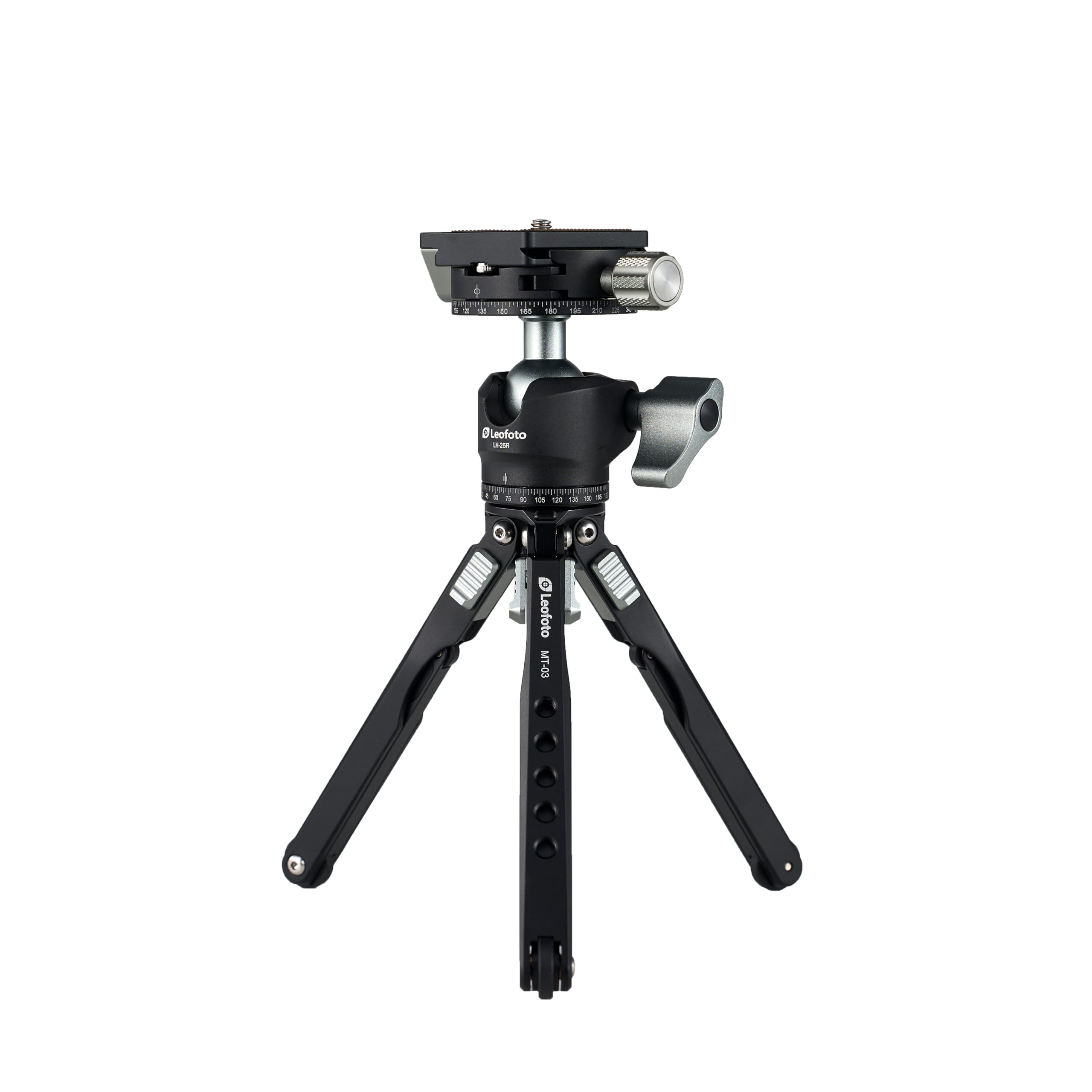 

Leofoto Aluminum Mini Tripod with Ball Authorized Dealer MT-03+LH-25R Head, Arca-Swiss Compatible, чёрный