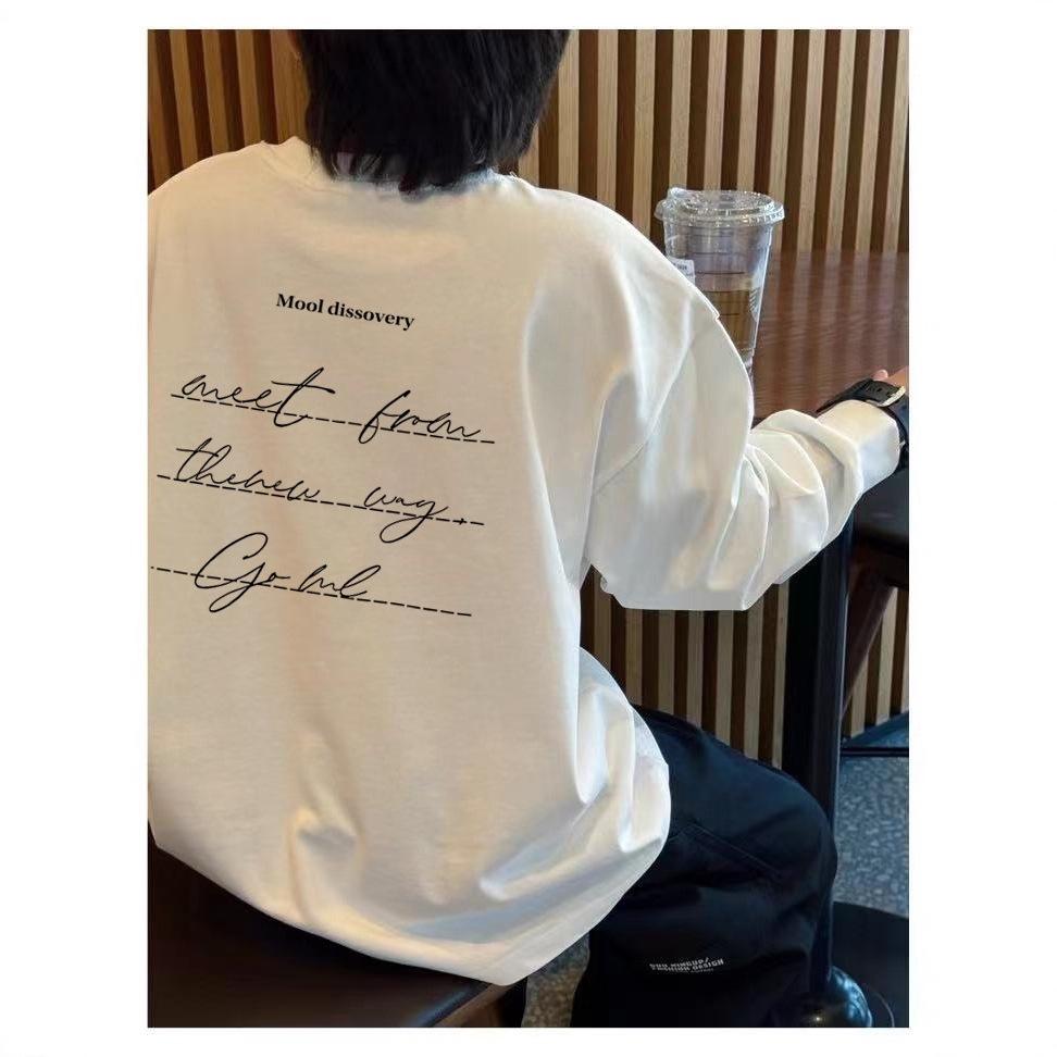 Jungen Baumwolle Langarm T-Shirt Frühling Herbst Kinder Rundhals Basisschicht Lässiges Oberteil
