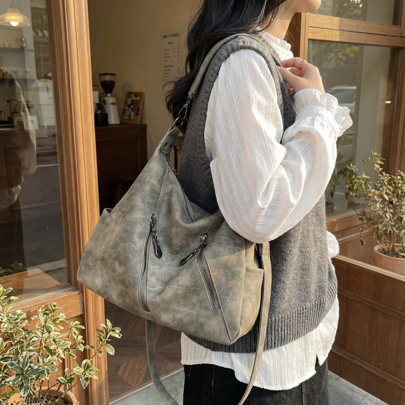 Damen PU Schultertasche Tragetasche Trendige Crossbody-Tasche für den täglichen Gebrauch, die Arbeit und Freizeit