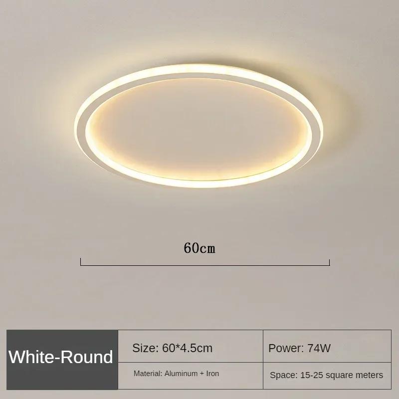 LED Ceiling Chandelier Nordic Simple Round Ceiling Lights Living Dining Room Bedroom Corridor Home Indoor Nordic Lamps Lighting