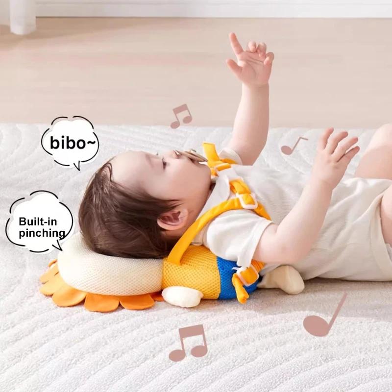 Cuscino di protezione per la testa del bambino, cuscino di sicurezza per la testa del bambino, cuscino di protezione per la testa anticaduta, altamente elastico e traspirante