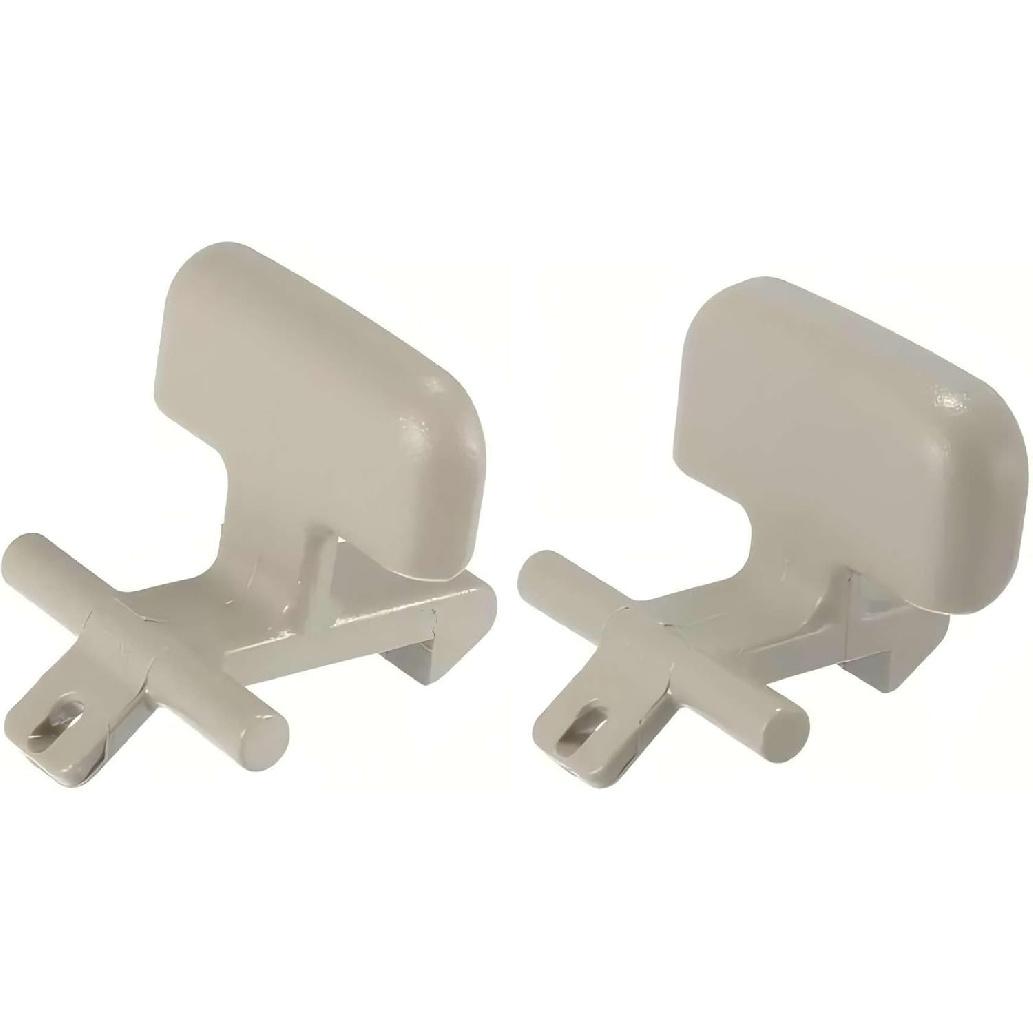 Generic 84661-3K000V2, 84662-3K000V2, 2 pcs Center Console Armrest Upper & Lower Latch Clip, Armrest Latch Manual Trans for Hyundai Sonata 2009-2010