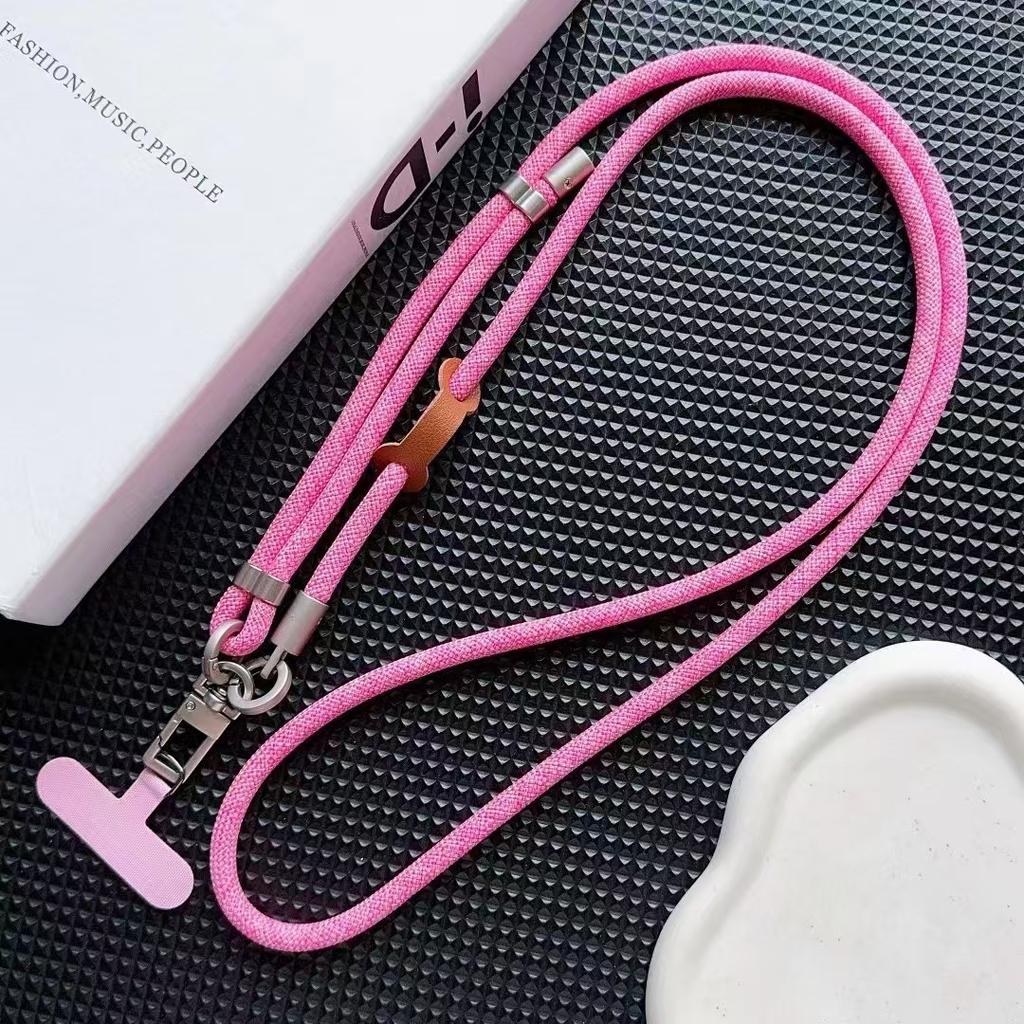 150cm Phone Long Lanyard Adjustable Crossbody Shoulder Strap with Tether Tab,Diameter: 8mm