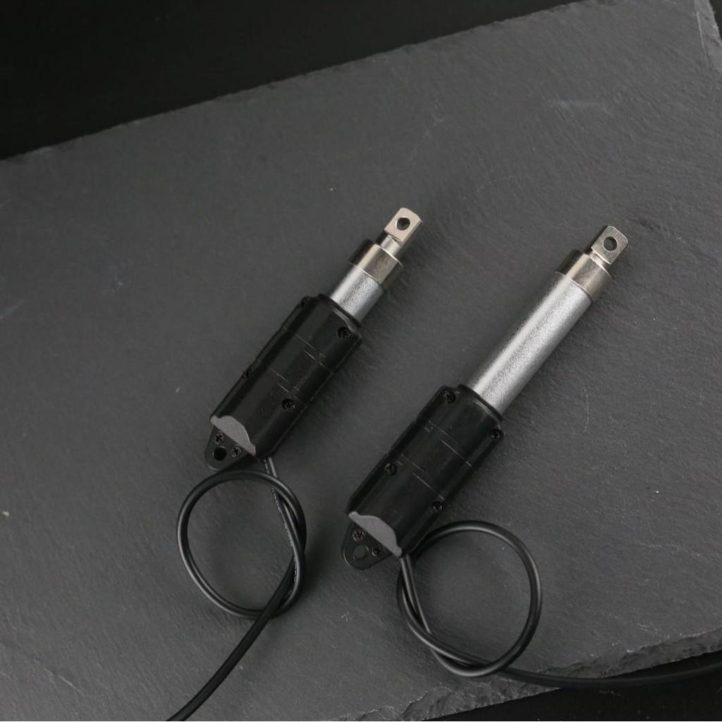 12V Mini Electric Linear Actuator, 30N High Thrust, High Speed, Telescopic Rod with Built-in Limit Protection, Multi-Stroke Lifting Capability