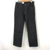 NEW Tag Unused Japan EDWIN 402 Black Denim Pants W29 Men's M Inset 74cm Gray Bottoms(USED)