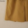 ZANZEA Women Long Sleeve Blouse and Shorts Casual Two Piece Suit Sets