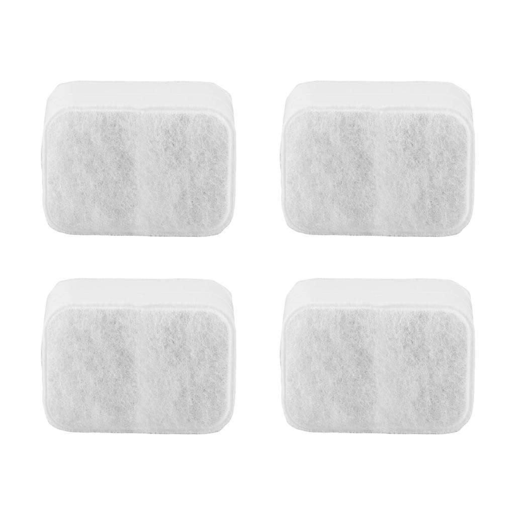 Replacement Water Fountain Filters 1Pcs Foam Filters 4Pcs Premium Cotton Activated Carbon Pet W