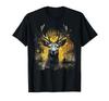 Hirsch Kunstwerk - Hirsch Wald Kunst Tier Tier Motiv Hirsch T-Shirt Herren Damen T-Shirts Oberteil