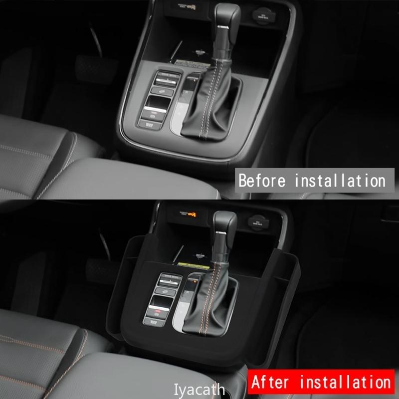 LHD For Honda CRV CR-V C-RV  2024 silicone Interior Central Console Gear Shift Panel storage box With pockets cover trim
