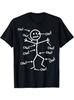 Ow Ow Ow T-Shirt Funny Chronic Pain Awareness Graphic Printed Short Sleeve Round Neck T Shirts