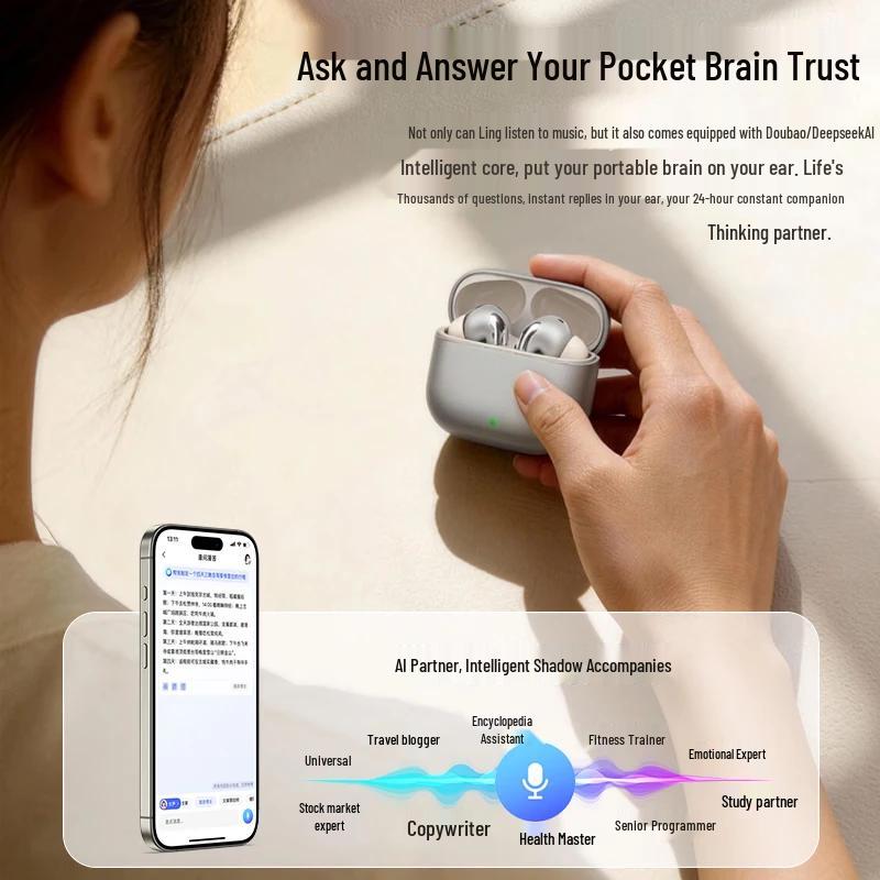 EDIFIER Lolli Pro 5 True Wireless Active Noise Cancelling Earbuds