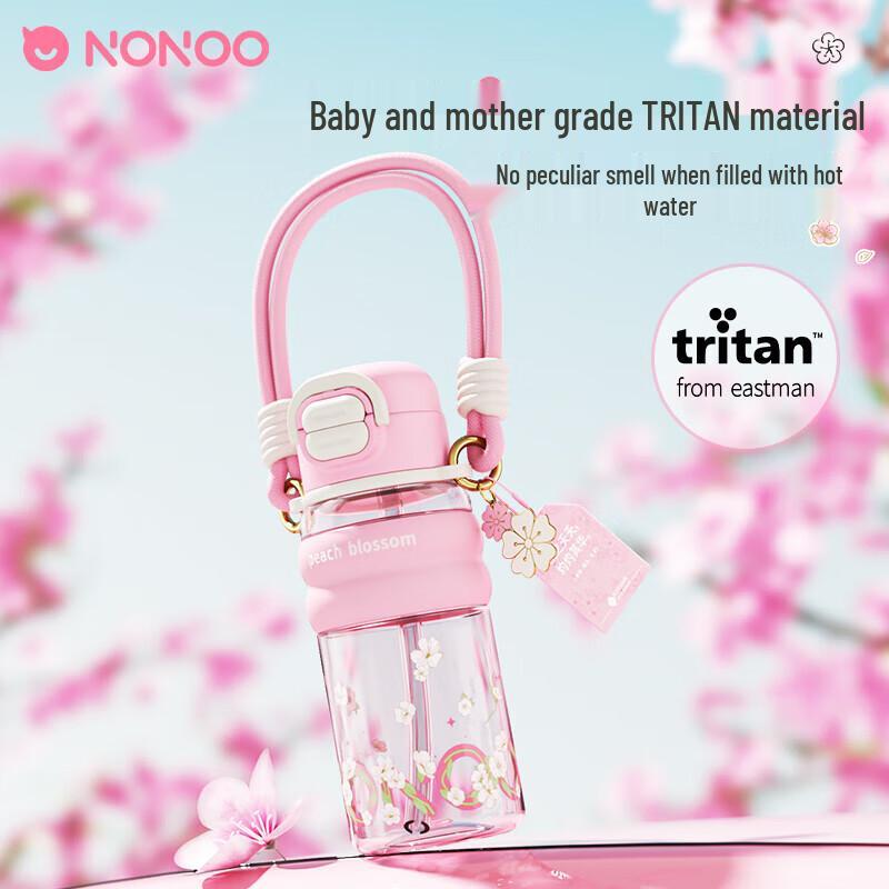 NONOO Dual-Drink Stainless Steel Straw Tumbler