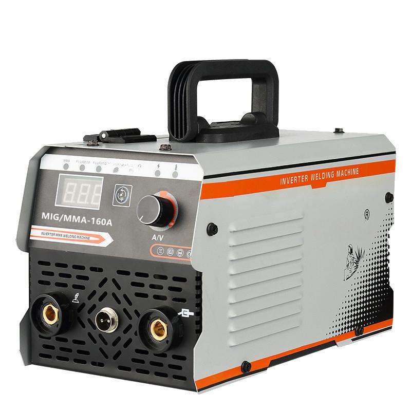 MIG/MMA-160A Small Automatic Electric Welding Machine Portable Gasless Double Protection Inverter Welder 280 * 145 * 235MM