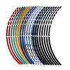 Motorcycle sticker Car Tire Decals Trim Strips Universal Reflective Bike Wheel Sticker Waterproof Wheel Rim Tape  17"18"