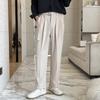Italian Neapolitan Trousers Men's Ins Ruffian Handsome High-end Pants Oversize Pendant Brown Suit Pants