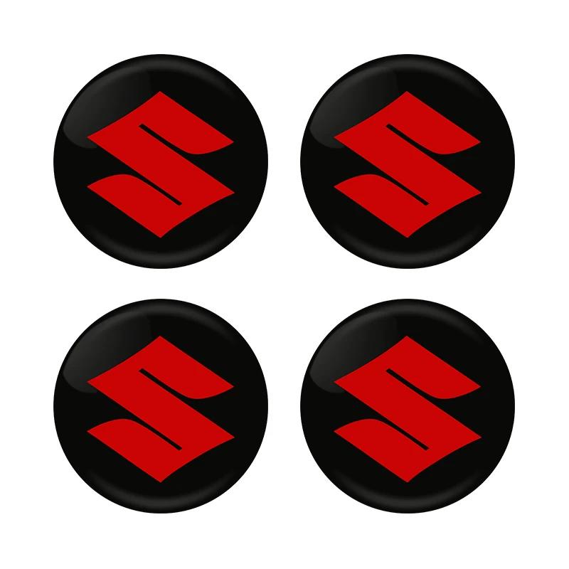 56MM Wheel Hub Cap Sticker Car Caps Rim Stickers Badge Cover Decoration For Suzuki JIMNY Grand Vitara Sx4 Swift Alto