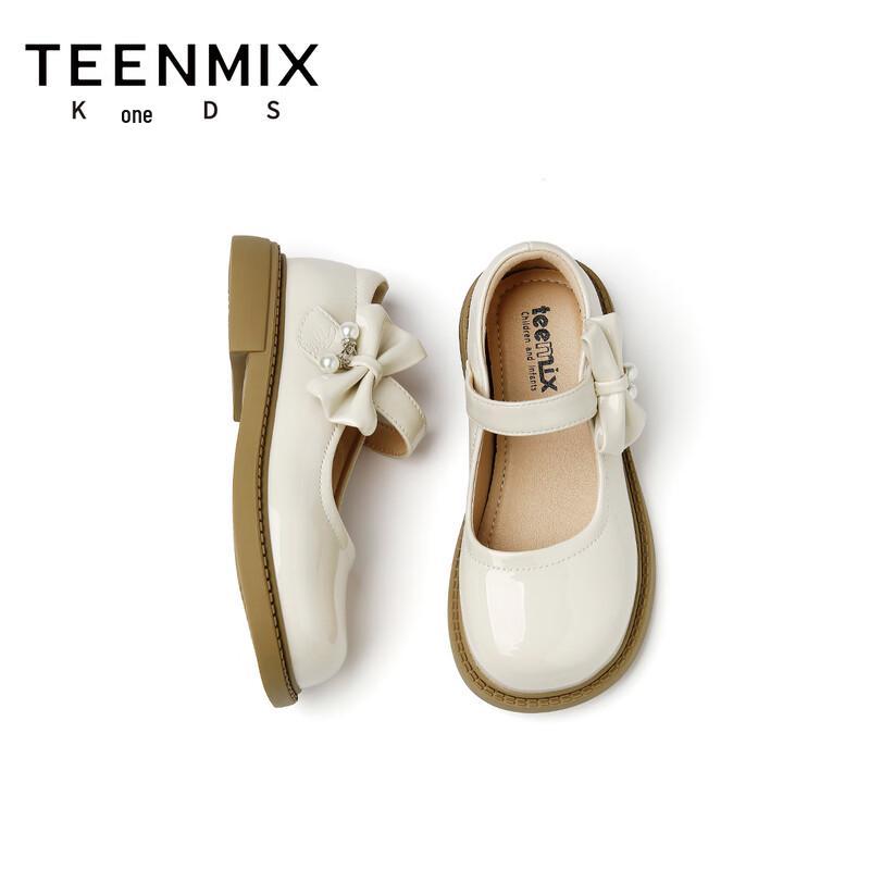 TEENMIX Girls' Bow Soft Sole Princess Shoes