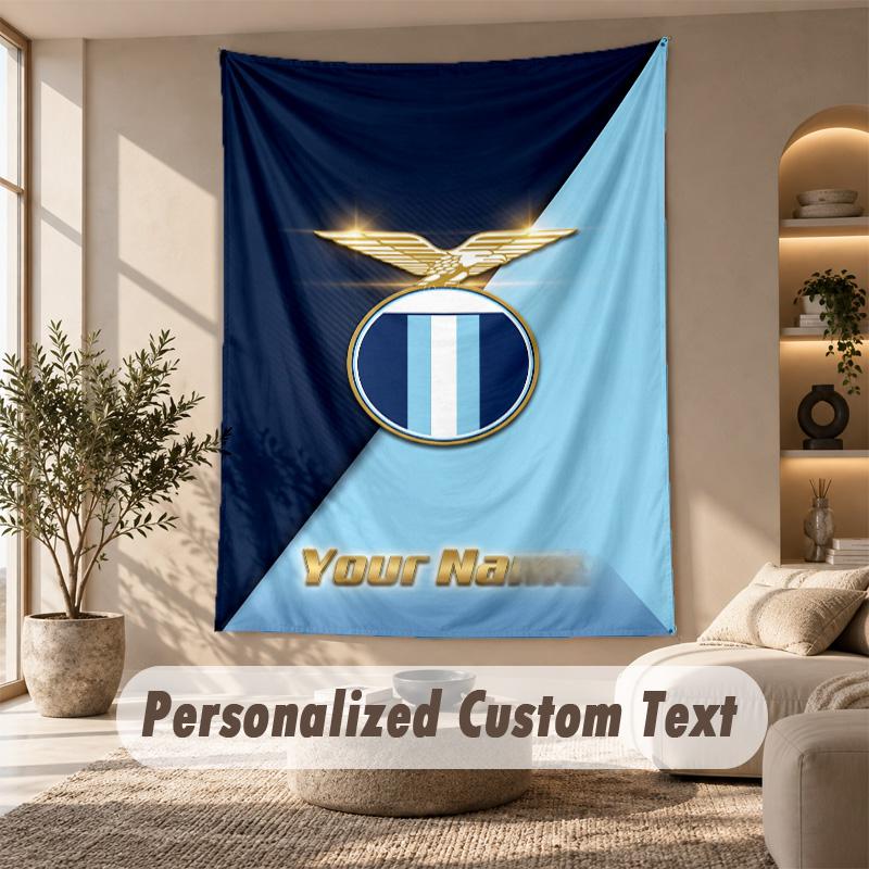 Tapestry Custom Name Text, Wall Hanging Tapestry Home Room DecorLazio FC