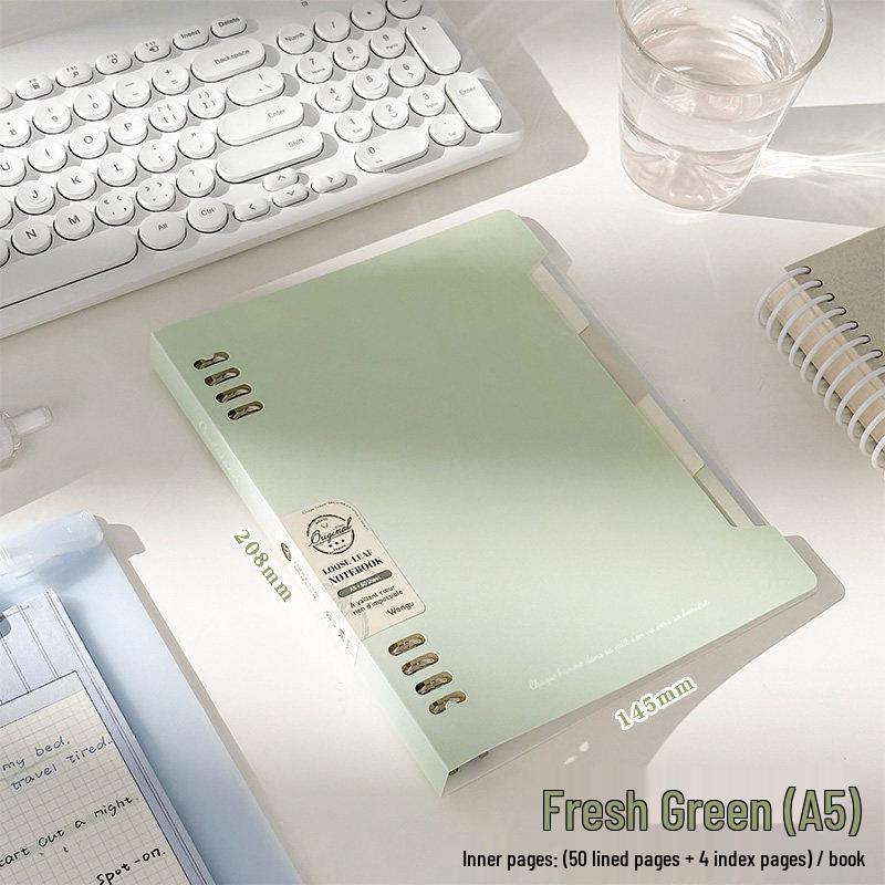 Detachable, High-Quality Loose-Leaf Notebook for Students and Graduates - Perfect for Back-to-School and Error Logging.