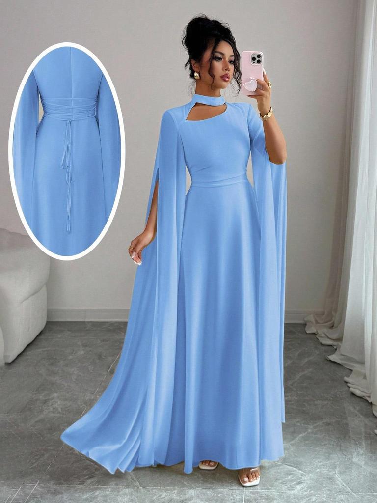 Autumn Formal Puff Sleeve Cardigan Dress - Luxurious Princess Style