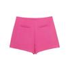 Women's Vintage Solid Culottes High Waist Asymmetric Split Mini Shorts Spring Summer Ladies Elegant Shorts Skirts