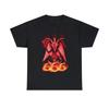 The Baphomet Beast 666 Blood Red Unisex Heavy Cotton Tee