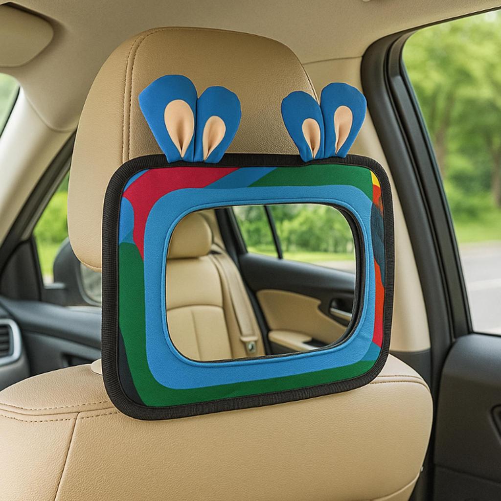 HD Wide-Angle Baby Car Rearview Mirror for Easy Installation and No Blind Spots