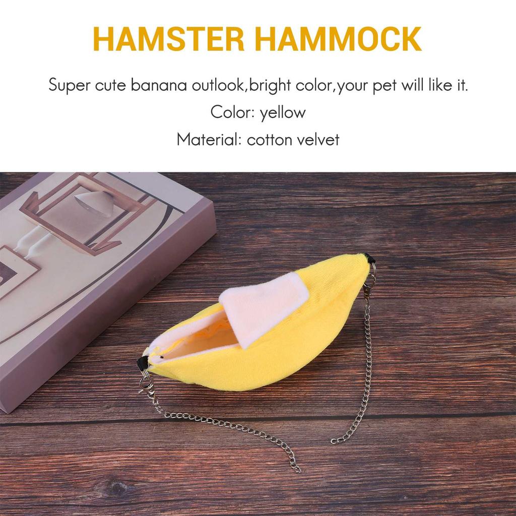 Good-Pet Bananenbett Hamsterbett Haus Hängematte Kleintierbett Haus Käfig Nest Hamster Zubehör