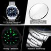 POEDAGAR Top Fashion Luxury Watch For Men Waterproof Luminous Date Men's Watches Stainless Steel Business Quartz Wristwatch