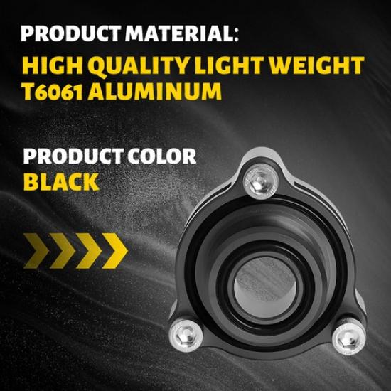 Adattatore Valvola Blow Off Turbo per - Cadillac CT4 2.7 Turbo Alluminio Nero