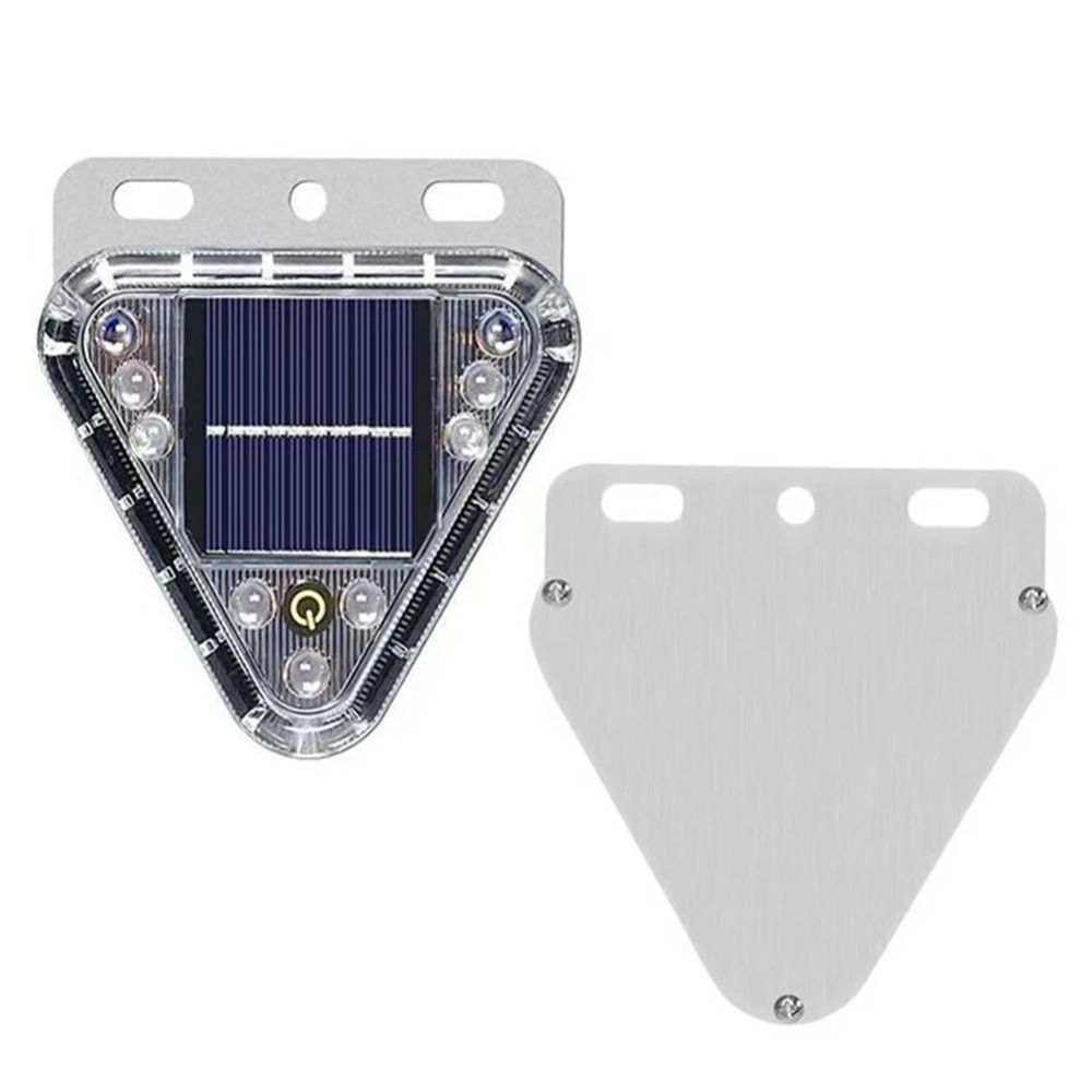 Magnetic Base Wireless Truck Lamp Solar Powered Strobe Flashing Triangle Lamp  Truck Rear Use