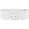 JASGOOD Women Elastic Wide Belt Stretchy Vintage Waist Belt for Dress with Fashion Square Buckle