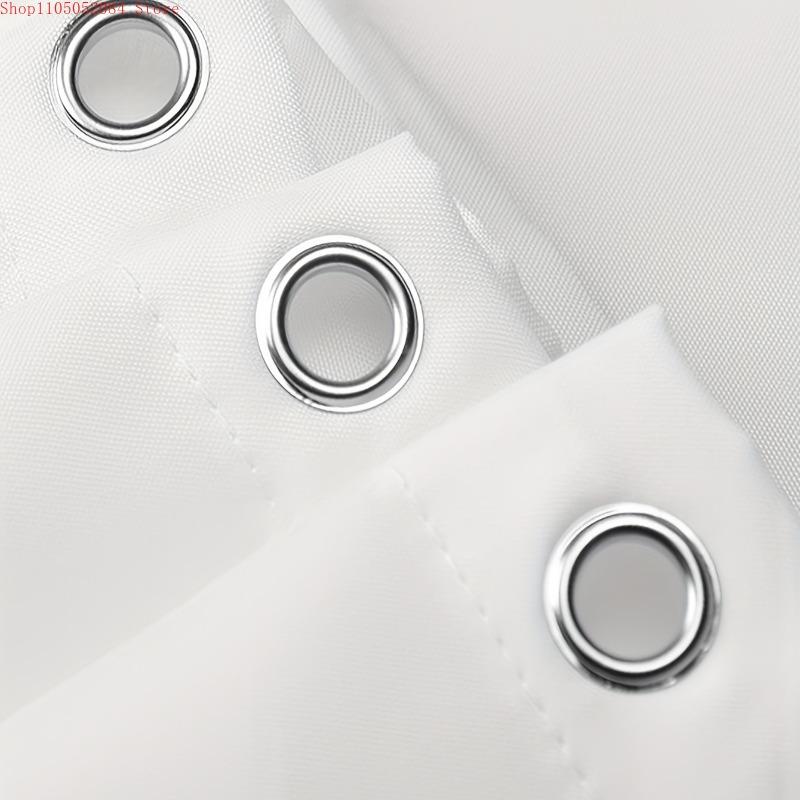 1pc pattern polyester shower curtain high  -   With Hooks Waterproof Mildew Proof Easy Install Washable