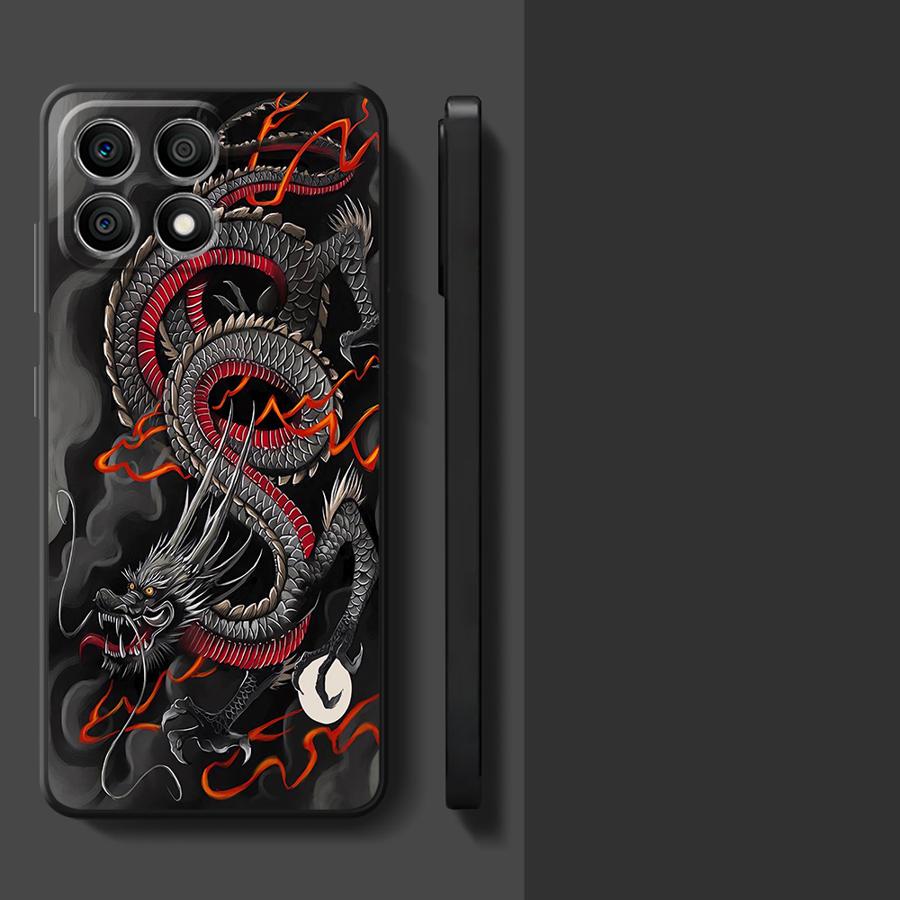 Dragon Pattern Phone Case for Motorola Moto G30 G51 G60S G71 G22 G32 G52 G72 Edge 20 Lite 30 Neo 30 Fusion Soft Cover