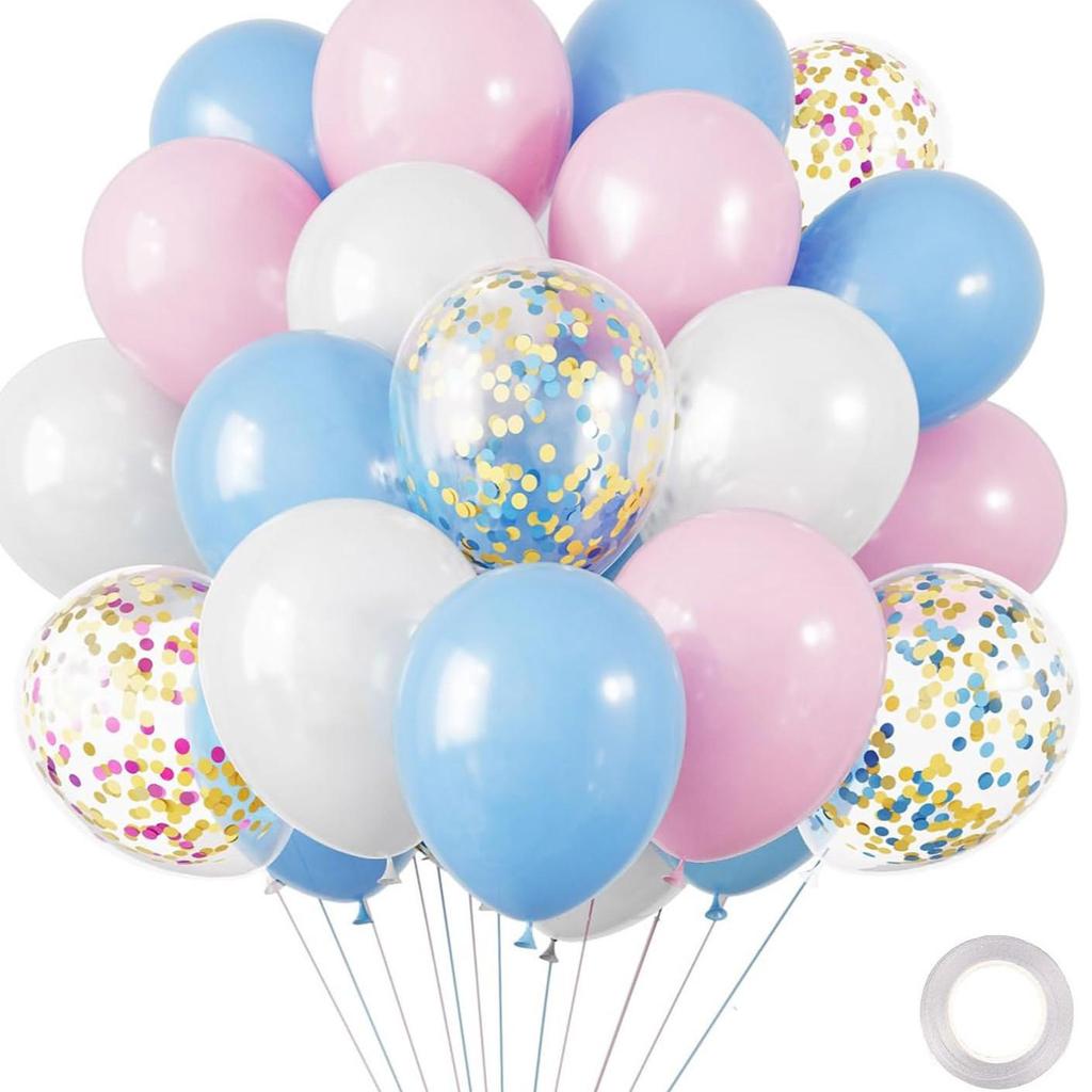 30-Piece Colorful Metal Sequin Balloon Set for Party Decorations