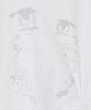 Taibseobiseu Cry Eyes Half Sleeve Top [White]