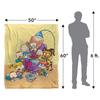 Rugrats Get Caught Silky Reading Supersoft Blanket