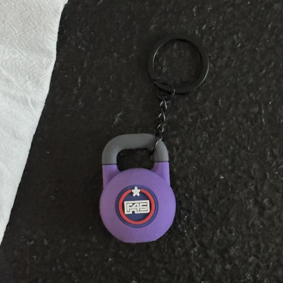 Sports Keychain Pendant Decorative Kettlebell Dumbbell Design Keyring Car Keys Bags Backpacks Accessory