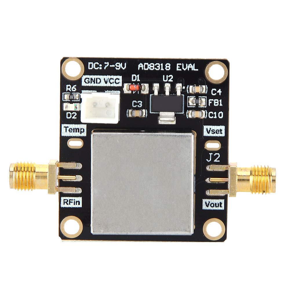 RF Module AD8318 Detector Module 1MHz to 10GHz RF Board 70dB Power Meter Logarithmic Detector Dynamic AGC Control