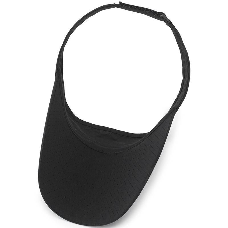 Summer empty top sun hat quick drying hat men's and women's fashion sports running breathable mesh hat no top sun hat