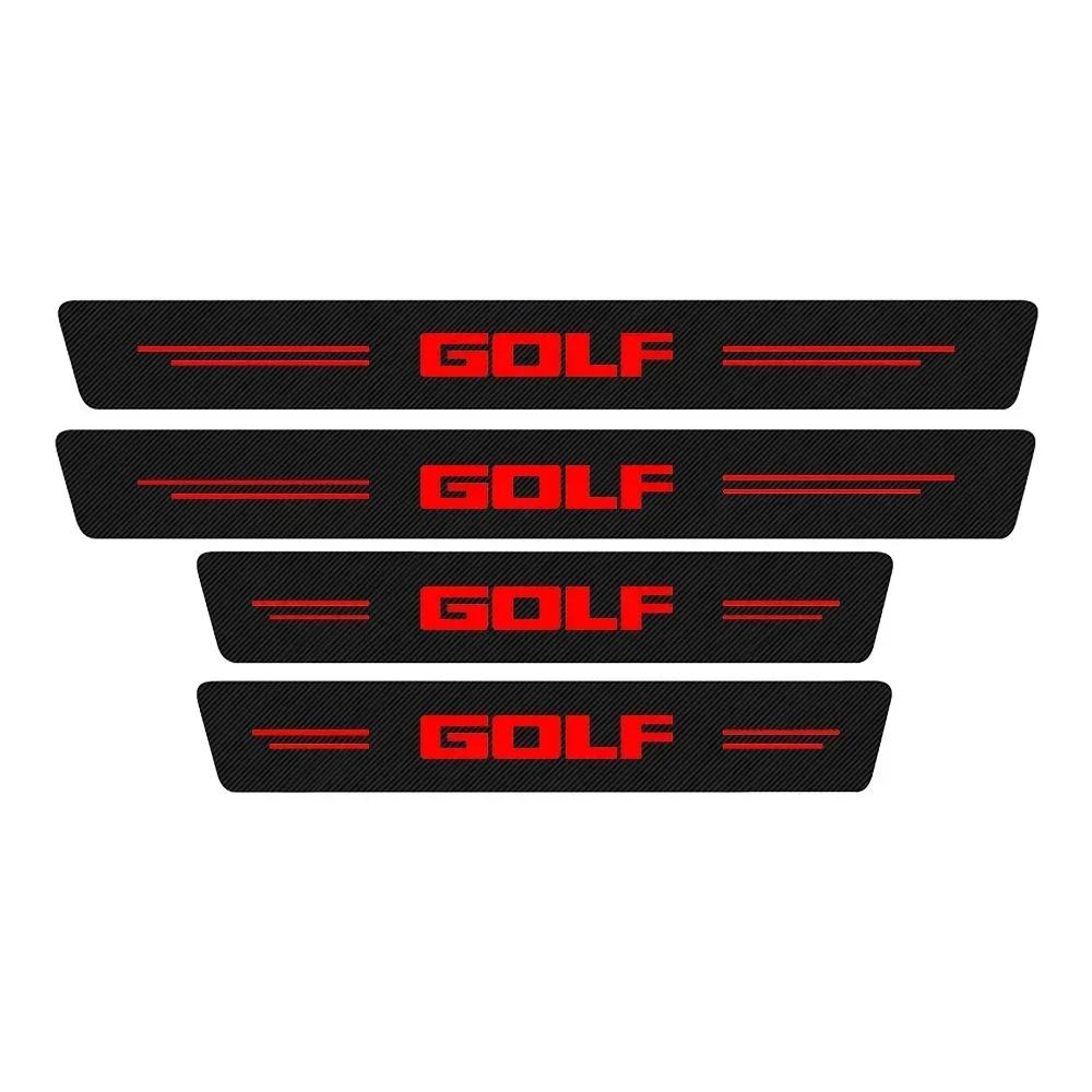 2026 Hot Sticker for VOLKSWAGEN R GTI Rline Passat Magotan CC Polo Golf Tiguan Jetta Car Door Sill Threshold Sticker Trunk Bumpe