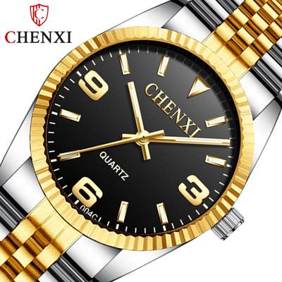 Nové luxusní pánské hodinky TOP značky s krabičkou 004C Luminous Waterproof Business Pánské Quartz hodinky